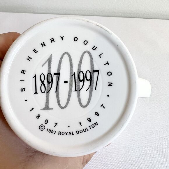 Sir Henry Doulton centenary 1897- 1997 Doulton Tea Cup Pattern Coffee Mug - Picture 4 of 4